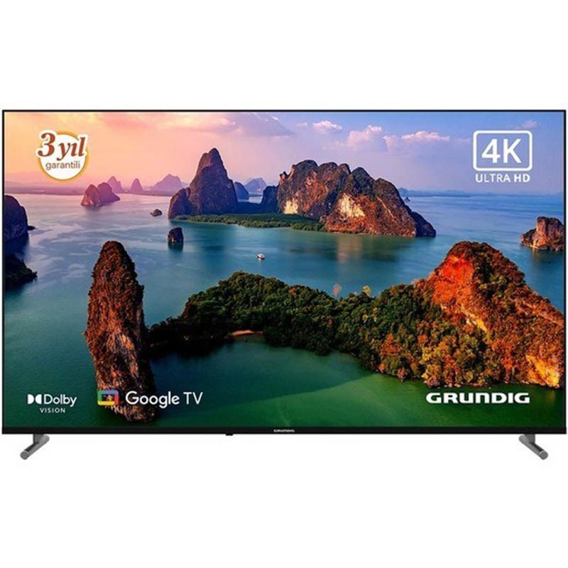 Grundig 55GKU750 55” 140 Ekran Uydu Alıcılı 4K Ultra HD Google Smart TV